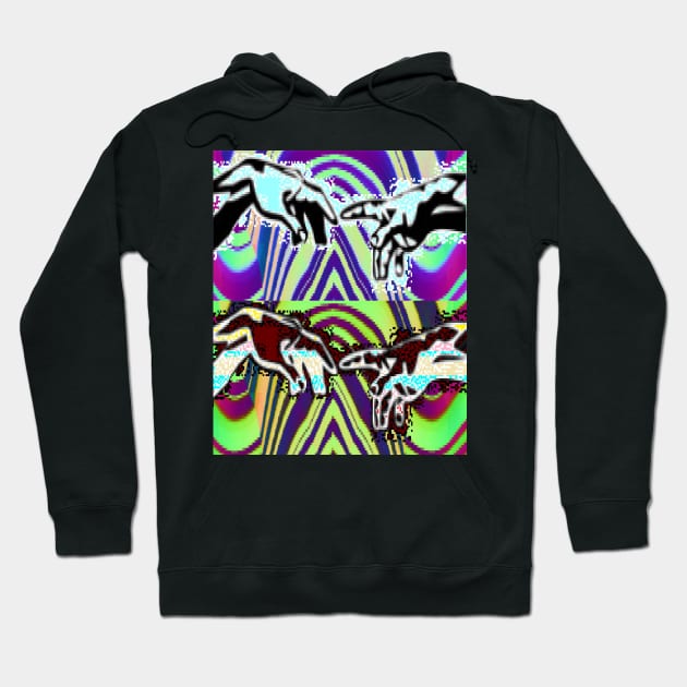 Gothic Psychedelic Art Creation By LowEndT-Shirts Hoodie by LowEndGraphics